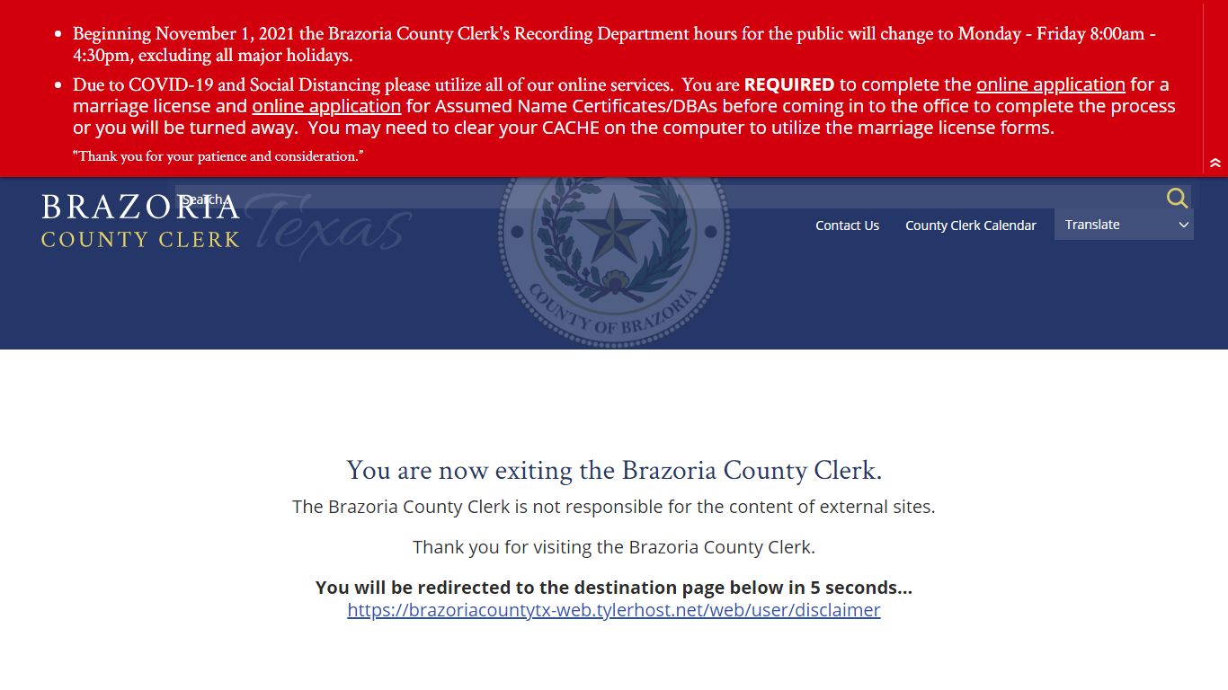 Search Real Property & Vital Records | Brazoria County Clerk